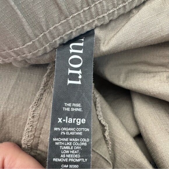 Vuori Ripstop Pant with Zip Pockets and Drawstring. Beige. Men’s XL - Picture 2 of 14